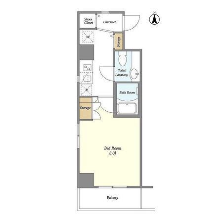 エコロジー木場レジデンスの物件間取画像